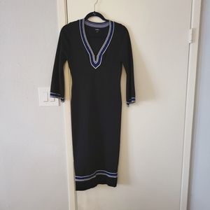 XOXO Black Midi Dress